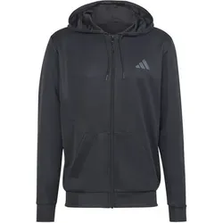 ADIDAS Herren Kapuzensweat Train Essentials Seasonal, Größe M in Grau Grau