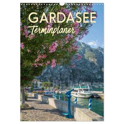 GARDASEE Terminplaner (Wandkalender 2027 DIN A3 hoch), CALVENDO Monatskalender