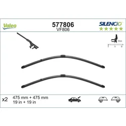 Scheibenwischer VALEO 577806 für VW Lupo I
