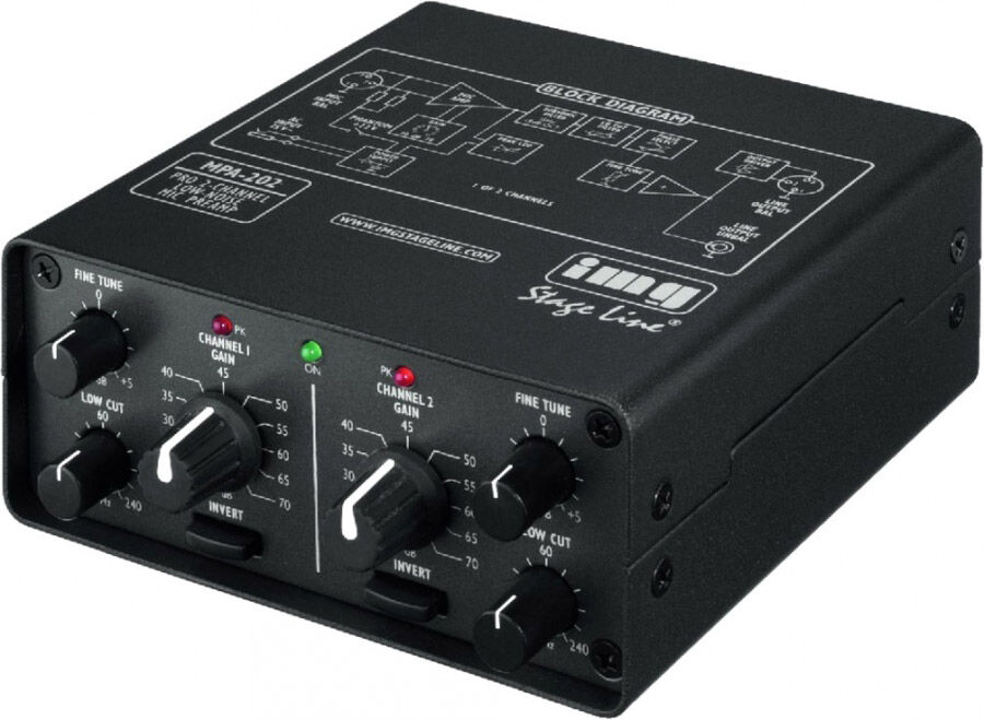 IMG Stageline Mpa-202 Mikrofonvorverstärker