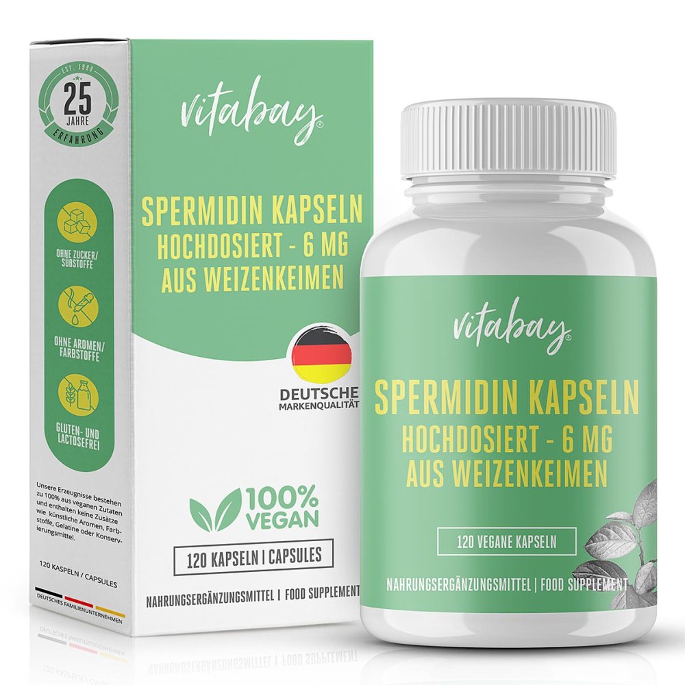 Vitabay CV Vitabay Spermidin 6 mg hochdosiert Kapseln 19178982