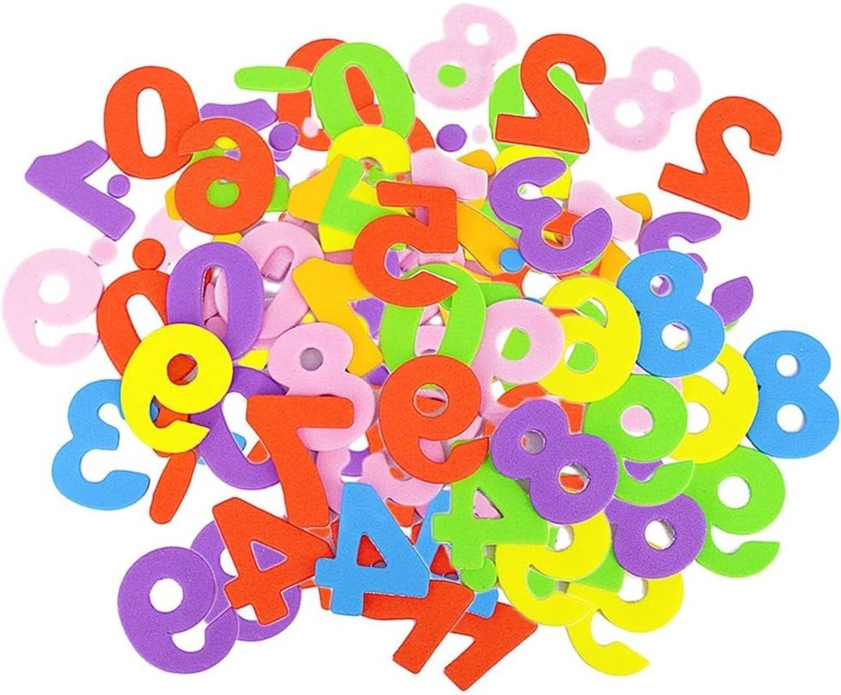 3D Schuim Stickers met Cijfers voor Zelfklevende DIY Decoratie, Knutselen en Scrapbooking voor Kinderen