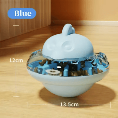 Inspire Picks Chicken Buddy Interactive Slow Feeder Puzzle Toy For Cats & Dogs blue