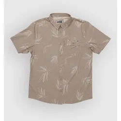 Salty Crew Flagship Uv Button Up Hemd dark khaki Gr. XXL