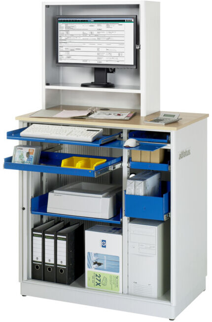 Station informatique Rau fixe 26LxPxH 1030x660x1810mm (07-2615.11)