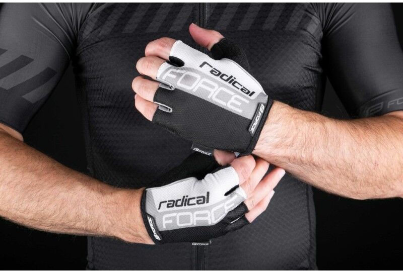 Force Guanti ciclismo  RADICAL grigio nero