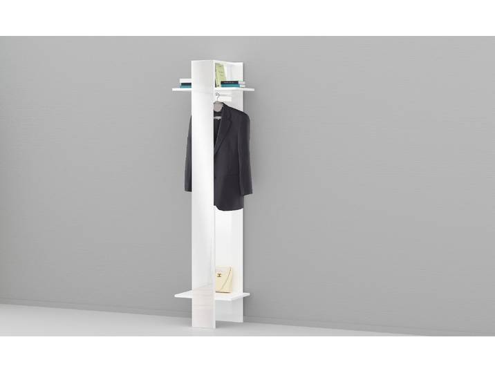Garderobenpaneel HOME AFFAIRE Kompakt , weiss (weiß matt, weiß), B:50cm H:190cm T:35cm, Holzwerkstoff, Garderobenpaneele, Garderobenpaneel