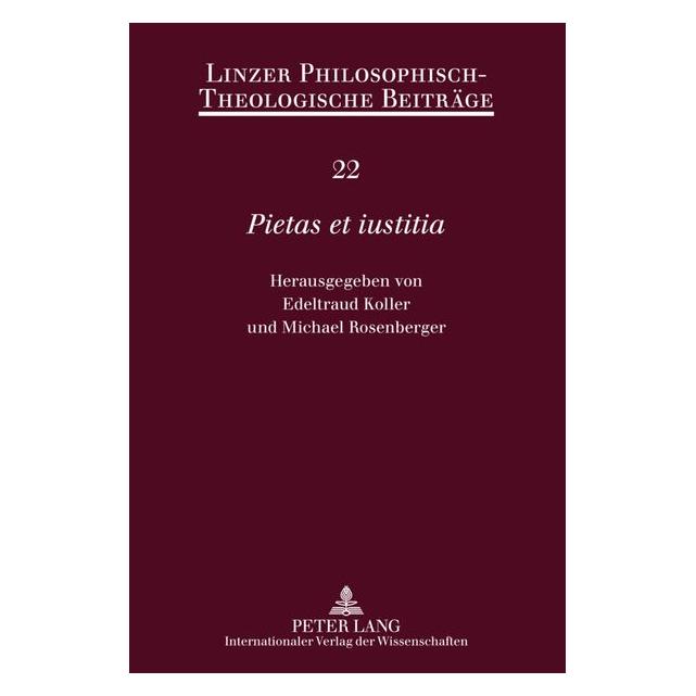 Peter Lang "Pietas et iustitia" (Deutsch, Hardcover) (67835810)