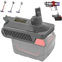 Japcell Milwaukee 18V Akku-Adapter für Dyson V10, Staubsauger Zubehör