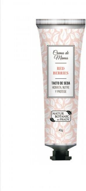 Natur Botanic Crema de Manos Tacto de Seda Red Berries 40 g