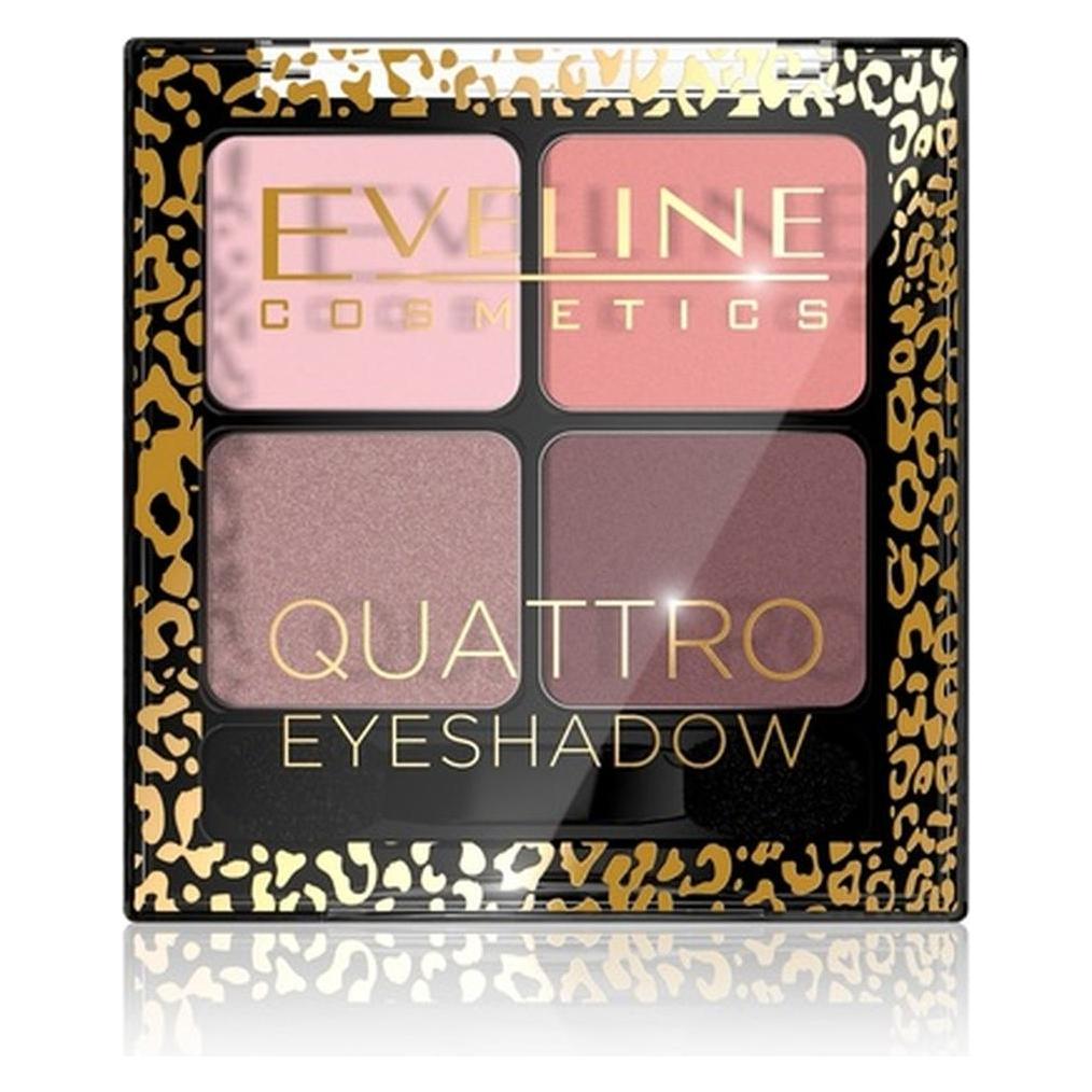 Eveline Quattro Eyeshadow quad eye shadow 12 5.2g (12) (IK3017)