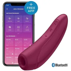 Satisfyer, Vibrator, Vibrator for stimulation of the clitoris Curvy 1+ red
