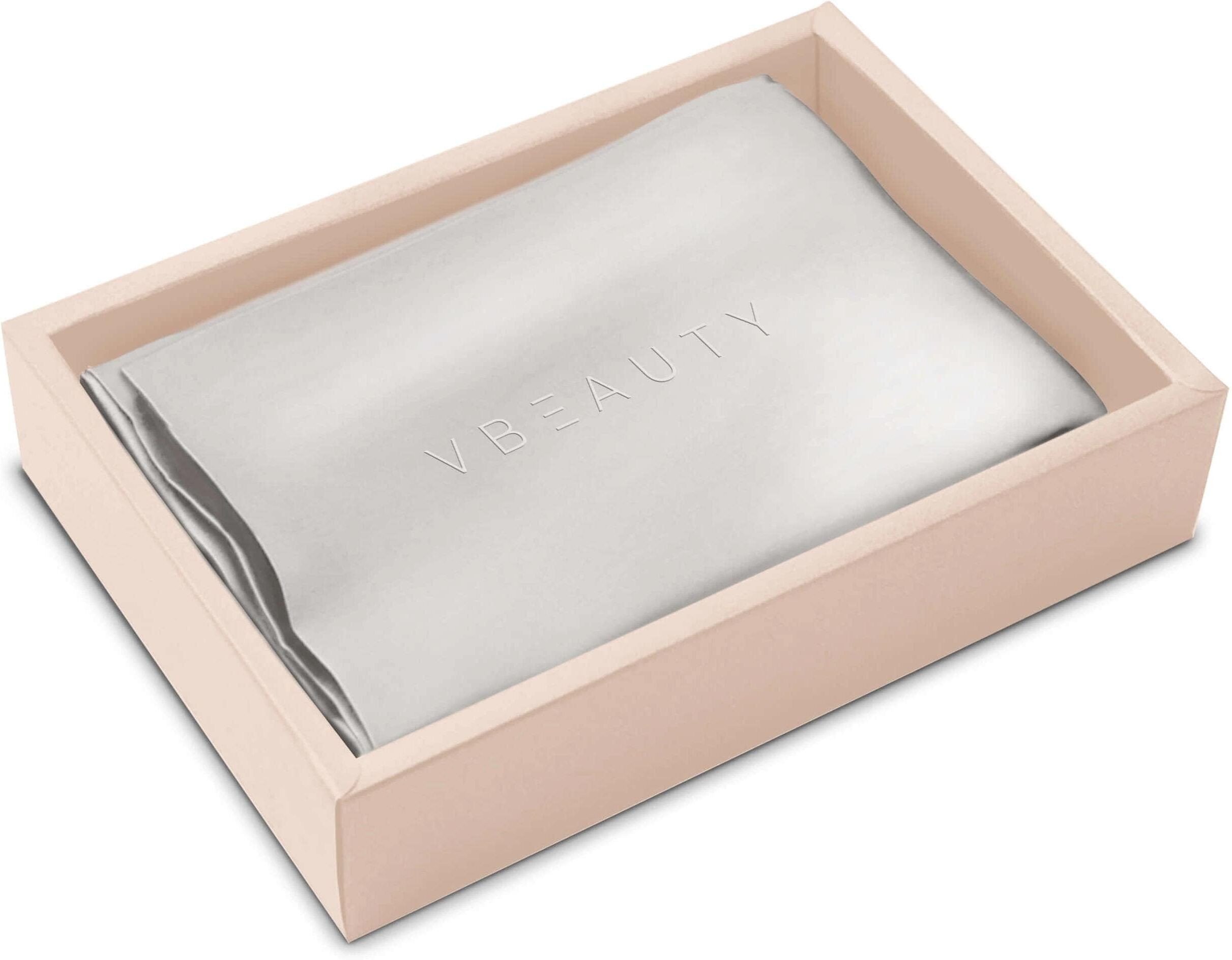 Kissenbezug "VBEAUTY Beauty Seidenkissen", Damen, Gr. 1 Stk., Seide, grau (silber), Seide, Obermaterial: 100% Seide, Kissenbezüge Kissenbezug silber 1 Stk., Seide