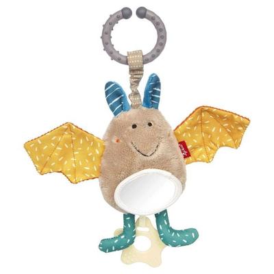 sigikid 43324 - Anhänger Fledermaus Yellow, Babyspielzeug