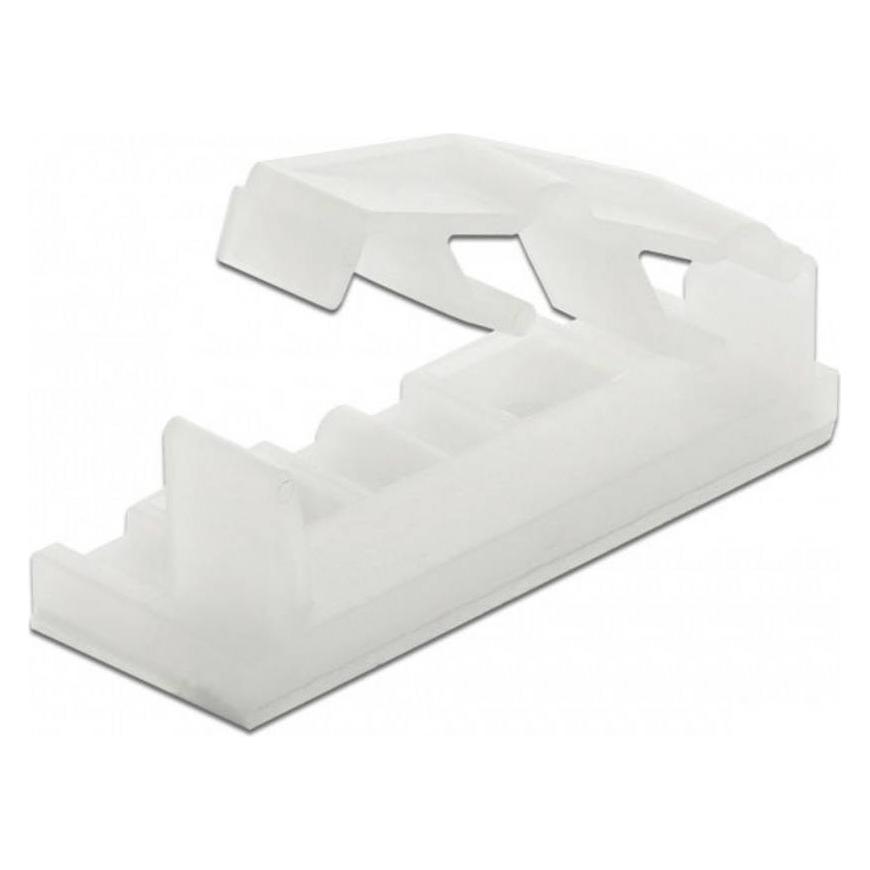 Delock Kabelhalter Natural (Packung mit 10) (60179)