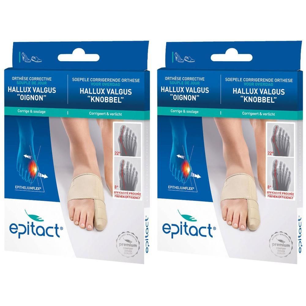 Epitact Hallux Valgus Orthese Correct Small x2 2x1 St Bandage(s)