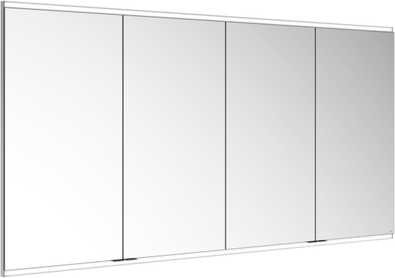 Keuco Royal Modular 2.0 Spiegelschrank 800410191100500 1900 x 900 x 160 mm, 2 Steckdosen, 2 Doppel-USB-Ladestellen, Wandeinbau, 4-türig