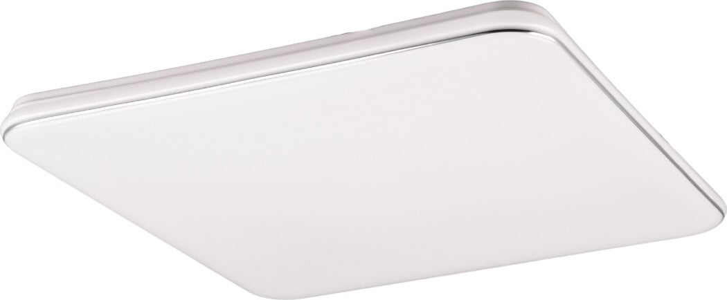 Trio Blanca vierkante led-plafondlamp wit en chroom 46W dimbaar 4000K