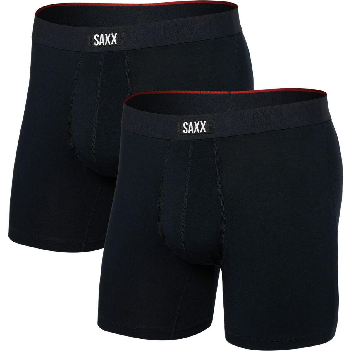 Saxx Vibe Xtra Soft Comfort Boxer Brief FLY 2PK black (BLK) L SXPP2VX-BLK-L
