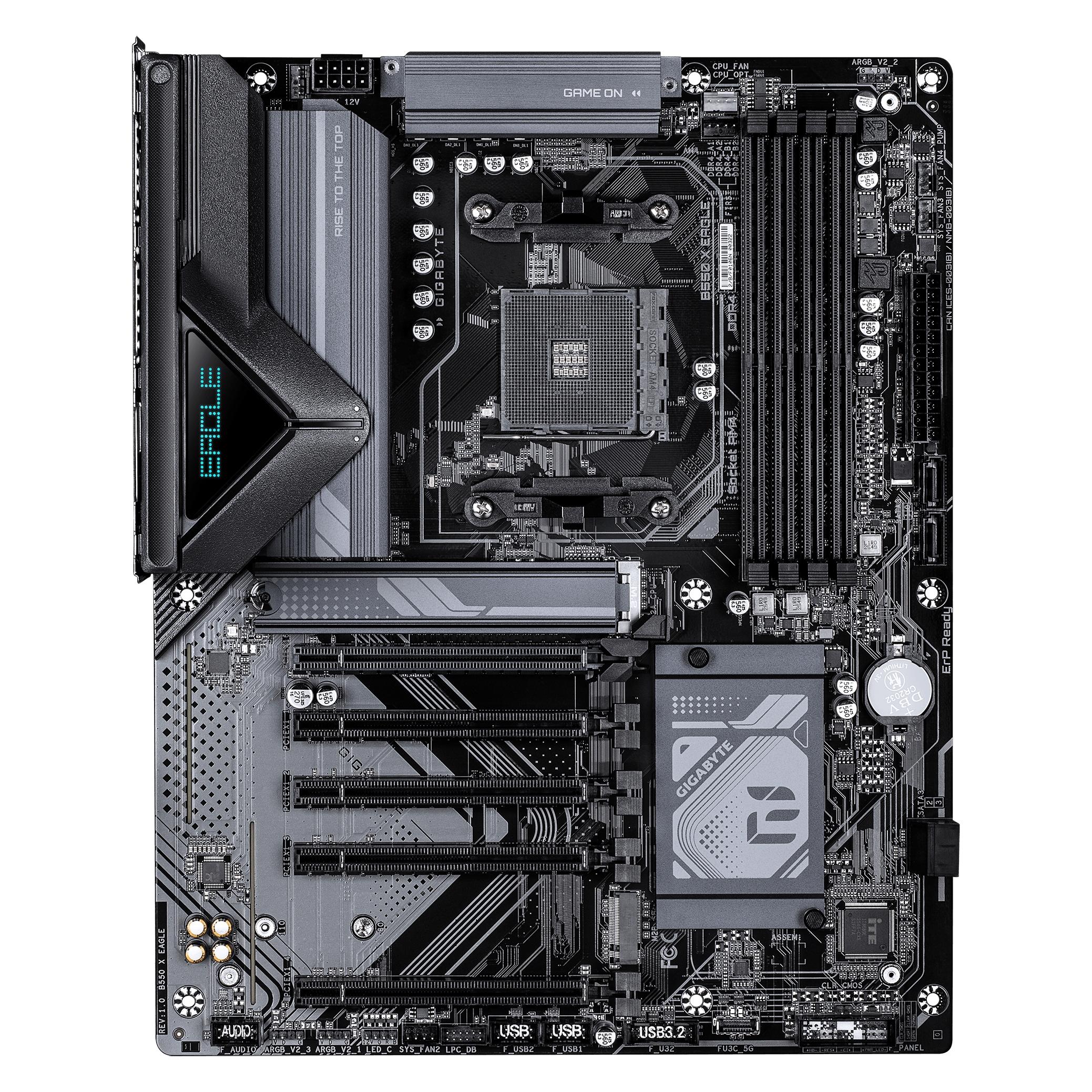 Gigabyte B550 X EAGLE AM4 4xDDR4 HDMI 2xM.2 (AM4, AMD B550, ATX) (B550 X EAGLE)
