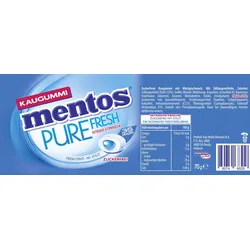 mentos PURE FRESH MINT Kaugummis