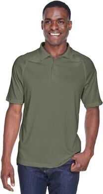 Harriton M211 Men's Advantage Tactical Performance Polo Shirt in Green size XS   Polyester
