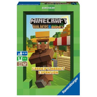 Minecraft: Builders & Biomes - Farmers Market Expansion - Gesellschaftsspiel & Brettspiel ab 10 Jahre