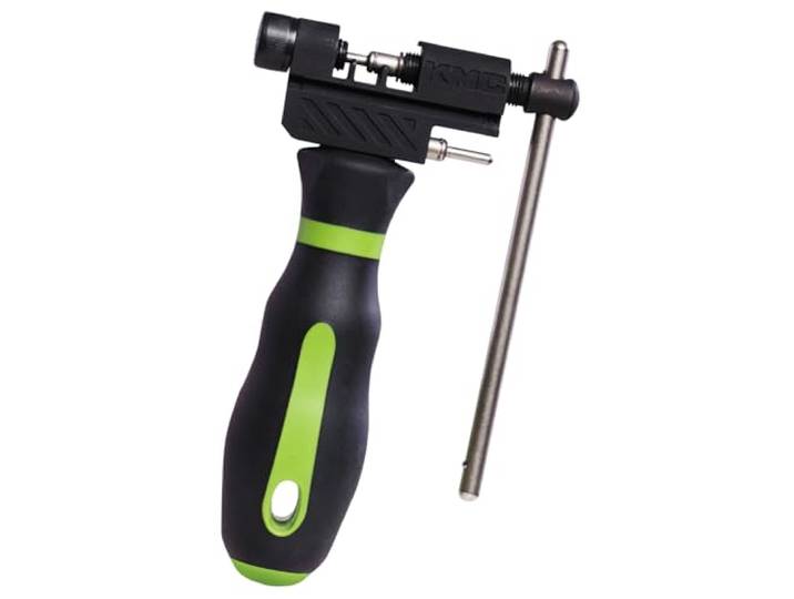 KMC PRO De-Riveter Chain Tool, Zwart/Groen, 1 tot 12 Speed
