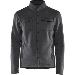 Blakläder® Pikee Fleecejacke Schwarz Melange 3232 2533 - schwarz melange - M