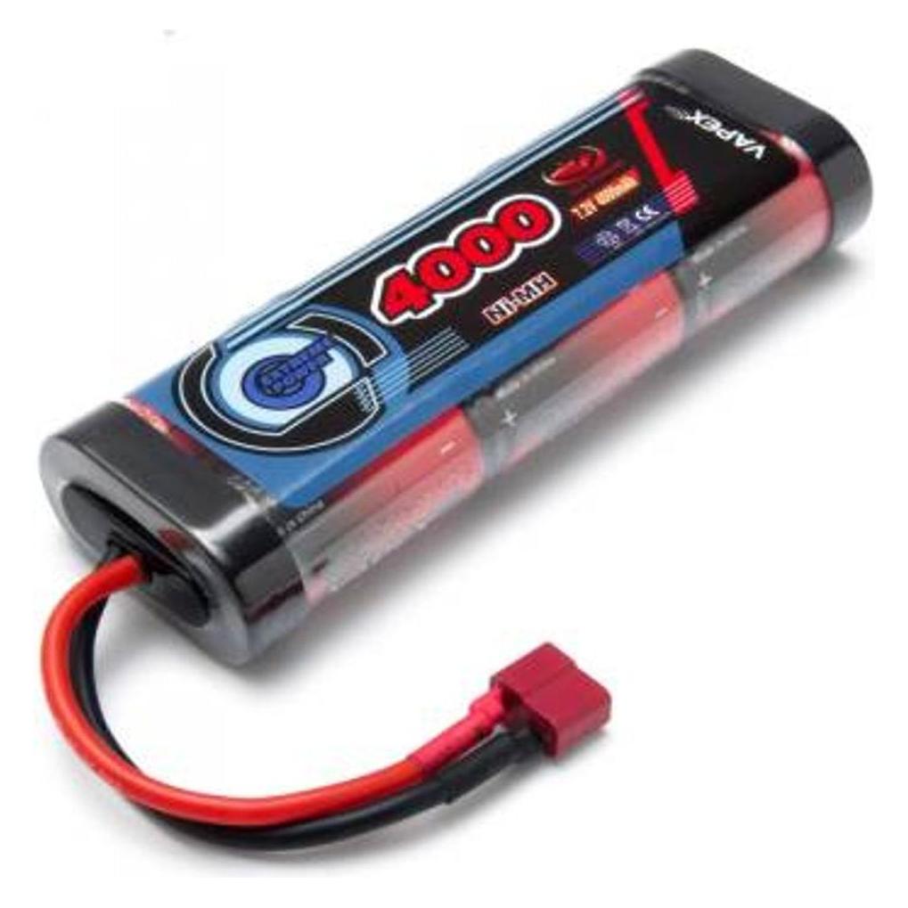 Vapex NiMH Battery 7.2V 4000mAh T-connector (4000 mAh, 7.20 V) (VP4000SCH6D2)
