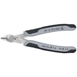 KNIPEX Electronic Super Knips® mit/ohne ESD, Mehrkomponenten-Hüllen, 125 mm