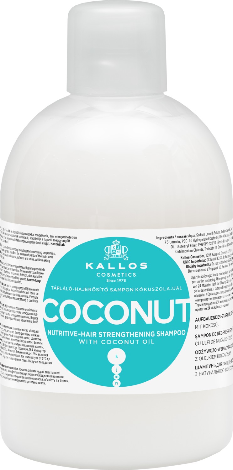 Kallos KJMN Coconut Nutritive Strengthening Shampoo 1000 ml KA-KJMN1609