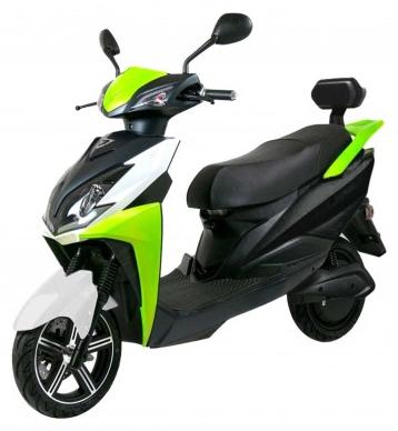 Elektroroller Falcon Double Max Range mit Straßenzulassung, 45 km/h, 3400 W, herausnehmbarer Lithium-Akku 72V/30Ah, bis 100 km Reichweite, zweites Akkufach, Klasse AM, Schwarz - von Elektroroller Futu
