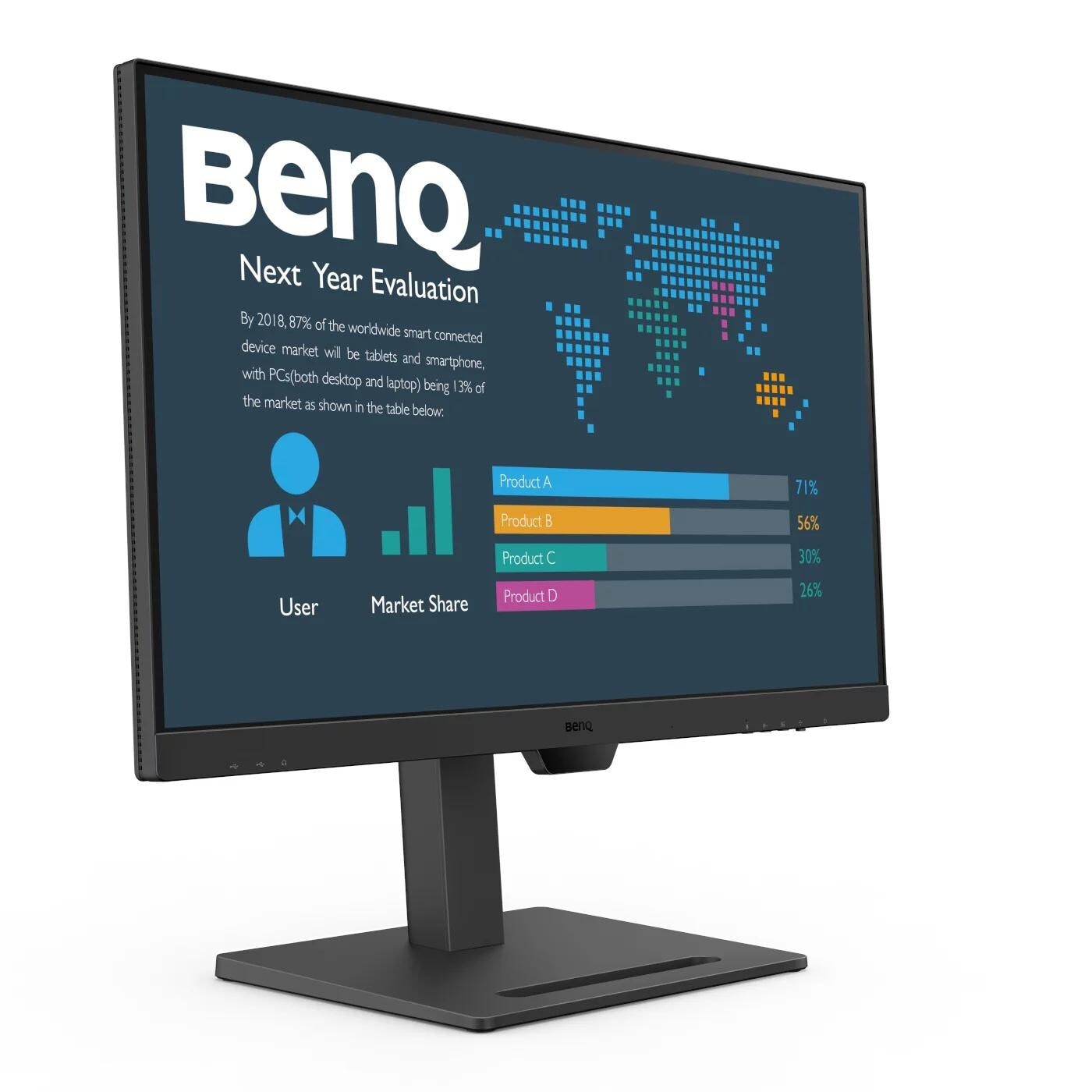 BenQ BL3290QT 31.5 Zoll WQHD IPS LED 16:9 75 Hz Office Monitor 9H.LLMLA.TPE