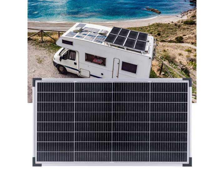Mobiles Solarpanel mit monokristallinen Zellen, 60 Watt, IP65