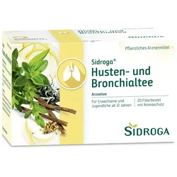 SIDROGA Husten- und Bronchialtee Filterbeutel 20X2.0 g