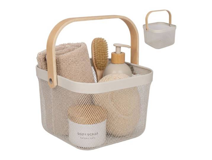 Relaxdays Panier de rangement en métal lot de 2