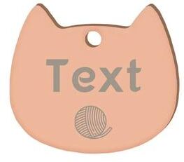 Inspire Essentials Personalized Pet ID Tag With Custom Pet Face Engraving 5 l