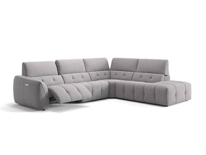 Stoff Wohnlandschaft CEPRANO Ecksofa Eckcouch
