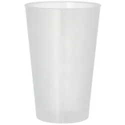 Starpak 10 Mehrweg-Trinkbecher PP 0,4 l Ø 8,6 cm · 12,9 cm transluzent extra stabil