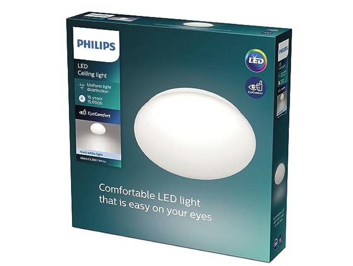Philips\, plafonnier LED CL200\, rond\, 17W\, blanc froid 4000K