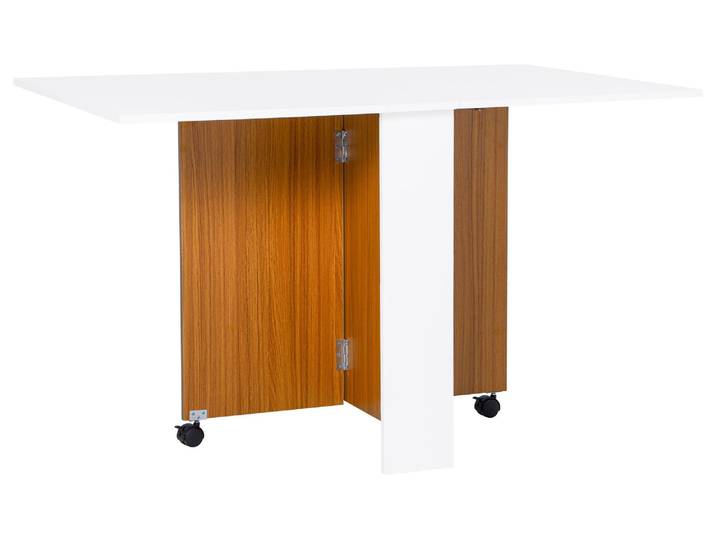 HOMCOM : Table pliante\, table mobile\, bureau\, table d'appoint\, tables de salle à manger