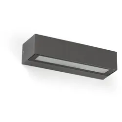 Faro Outdoor LED Wandleuchte LAKO 8W, 3000K, IP65, dunkelgrau FAR-71910