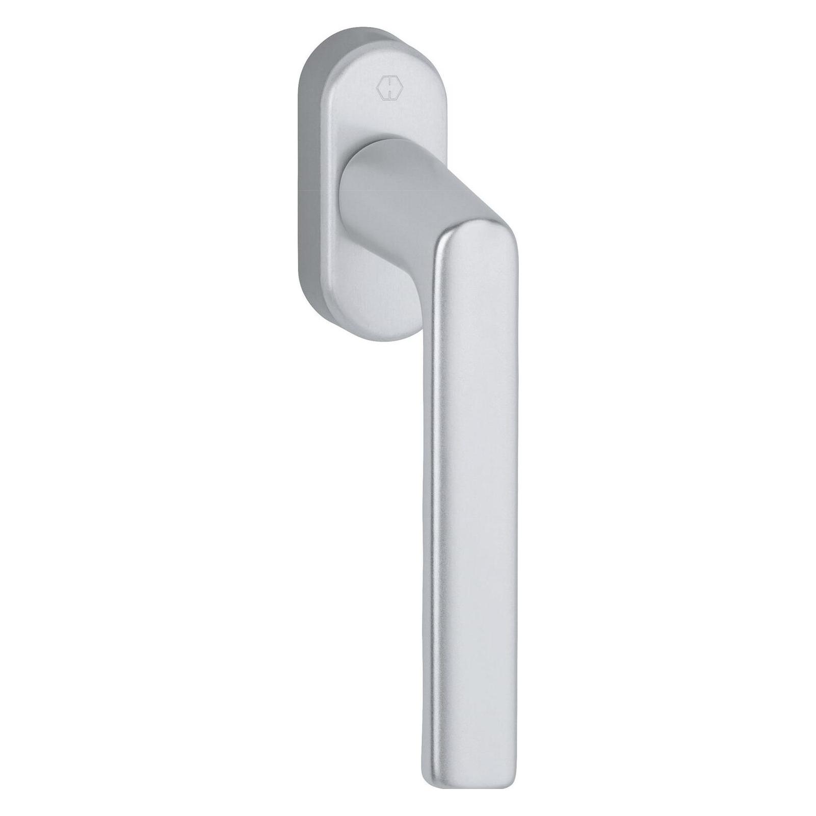 Hoppe Fenstergriff Hamburg 0700L/U26 Aluminium F1 Aluminium silberfarben 32-42 mm Standard (11949302)