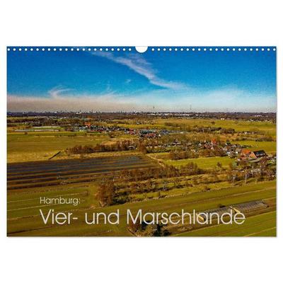 Hamburg: Vier- und Marschlande (Wandkalender 2027 DIN A3 quer), CALVENDO Monatskalender