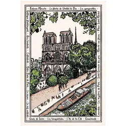 Winkler, Geschirrtuch, Notre dame (72 x 48 cm)