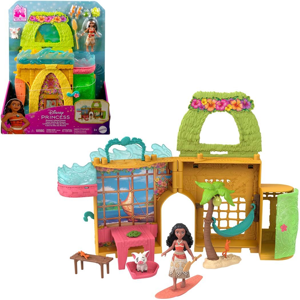 Mattel Casa de muñeca Storytime Stackers Vaiana Disney Princesas .