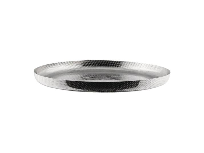 Serviertablett Morrison, Alessi, silber, Edelstahl