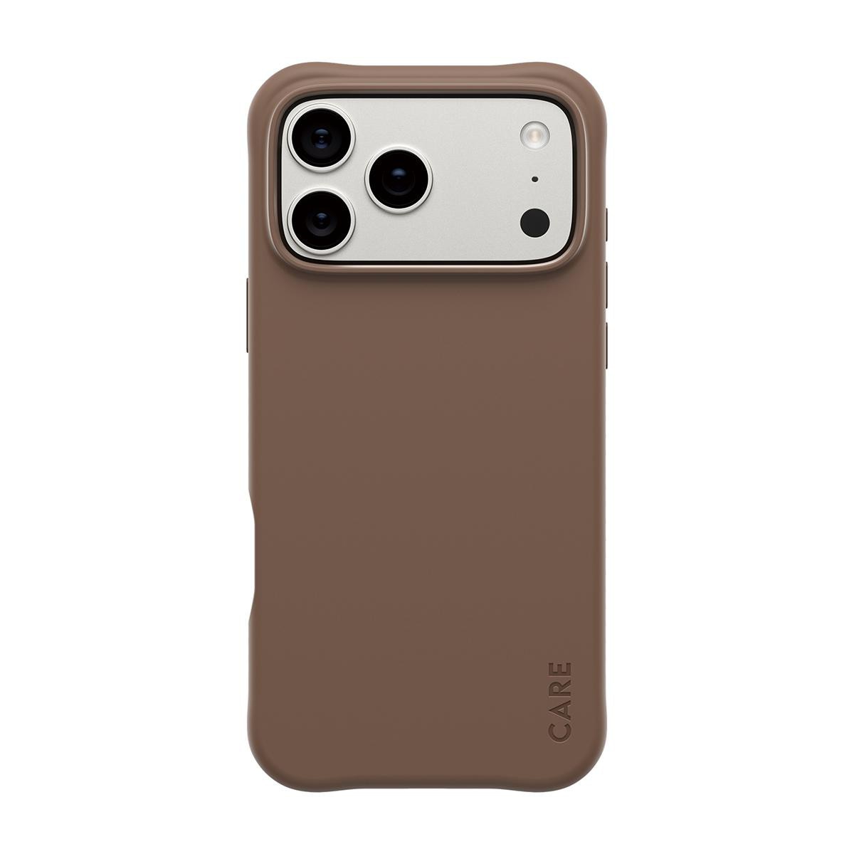 CARE by PanzerGlass Fashionable Case Samba Espresso Braun mit MagSafe für iPhone 17 Pro Max