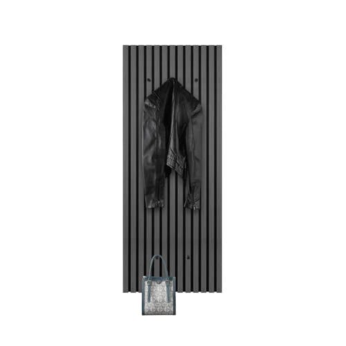 Mirrors and more Wandkapstok Grace Eiken Zwart B: 50 cm, H: 125 cm